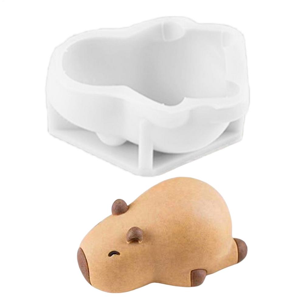 Capybara Silicone Mold Cute Capybara Pudding Silicone Mould Capybara Milk Jelly Silicone Mold For Pudding Milk Jelly Home Baking