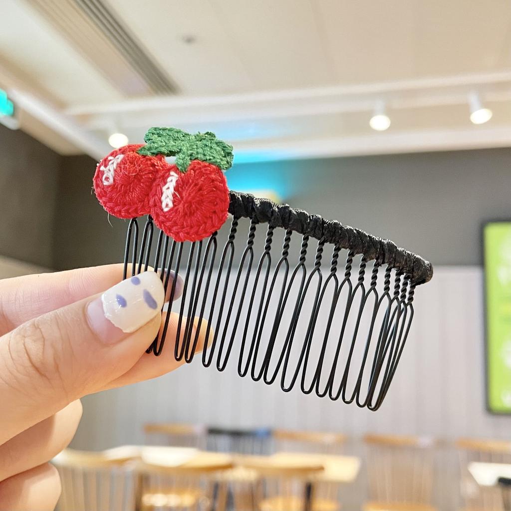 Mode Kinder Haarnadel Kleine Mädchen Pony Gebrochenes Haar Haarnadeln Mädchen Candy Farbe Süße Nette Einsatz Kamm Frauen Haar Zubehör