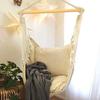 Hanging Hanging Hammock Rope Canvas Garden For Adults For Chair Load Capacity Includes 2 Cushions Chair, Type, Chair, Camping, Chair, Hand-knitted