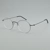 Round Glasses Frame Men Women Korea Eyeglass Frames 5504 Titanium Brand Eyewear Retro Ultralight Eyeglasses Business Spectacles