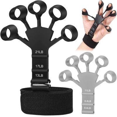 Finger Gripper Finger Ginnico Chitarra Finger Ginnico 6 Livelli resistenti Recupero Strumenti fisici Rinforzo per le mani per il paziente