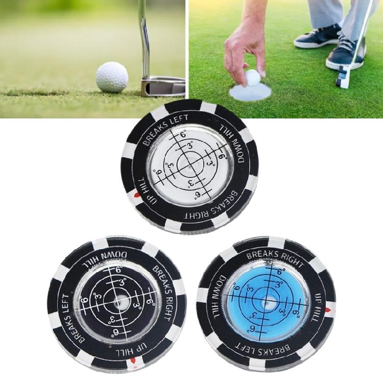 Golf Putt Ball Marker High Accurate Round Golf Putt Reader Golfing Putting Aid for Enhancing Performances