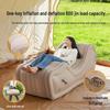 Thickened Foldable Inflatable Sofa Recliner for Outdoor Camping – Lazy Person's Air Bed