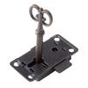 Vintage Iron Drawer Lock Flush Mount Furniture Decorative Lock with for KEY for