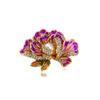 Flower brooch autumn and winter fashion brooch niche high-end design sense pin temperament accessories
