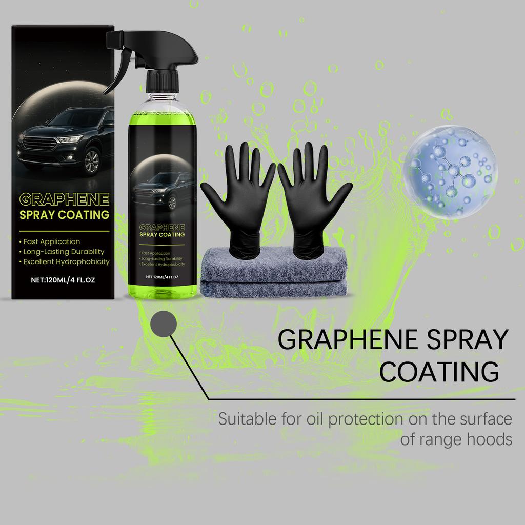Ceramic Coating Spray, Cleaning, And Enhanced Car Care Gloss Coating Spray 120ml