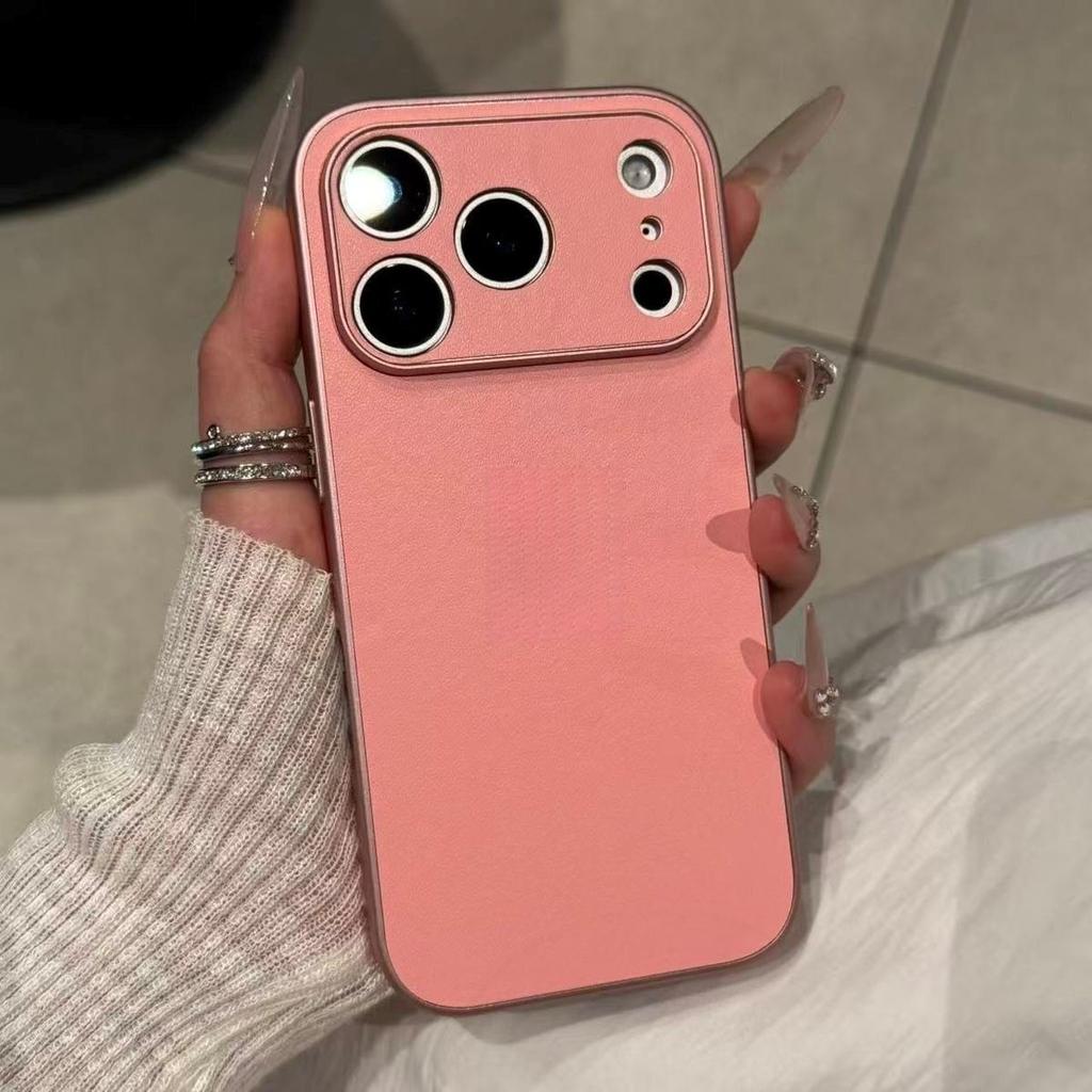 Luxury Matte Cortex Phone Case For iPhone 17pro Max 11 12 13 14 15 16 Pro Max Plus Shockproof Bumper Back Cases Cover