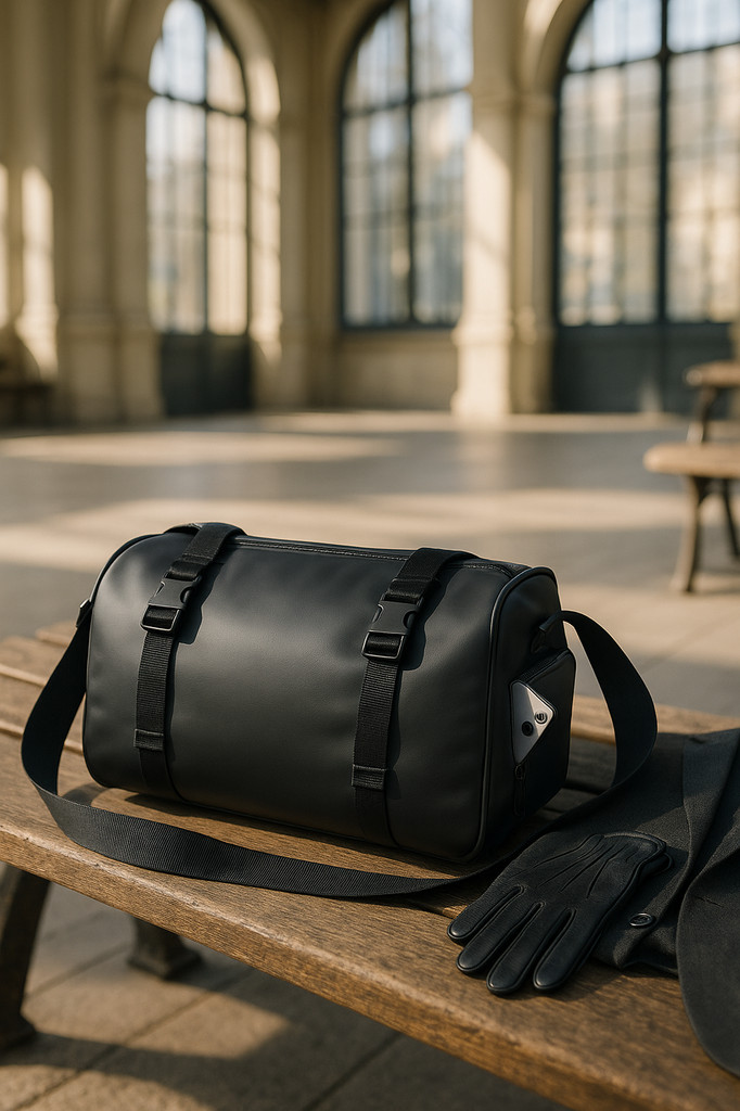 Pánská crossbody kabelka WEXLER z PU kůže – velkokapacitní, moderní voděodolná taška přes rameno odolná proti poškrábání s multifunkčním designem