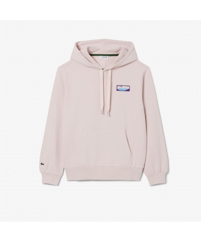 LACOSTE Women'S Tennis Court Patch Hooded Sweatshirt Sf6189-55N Ady