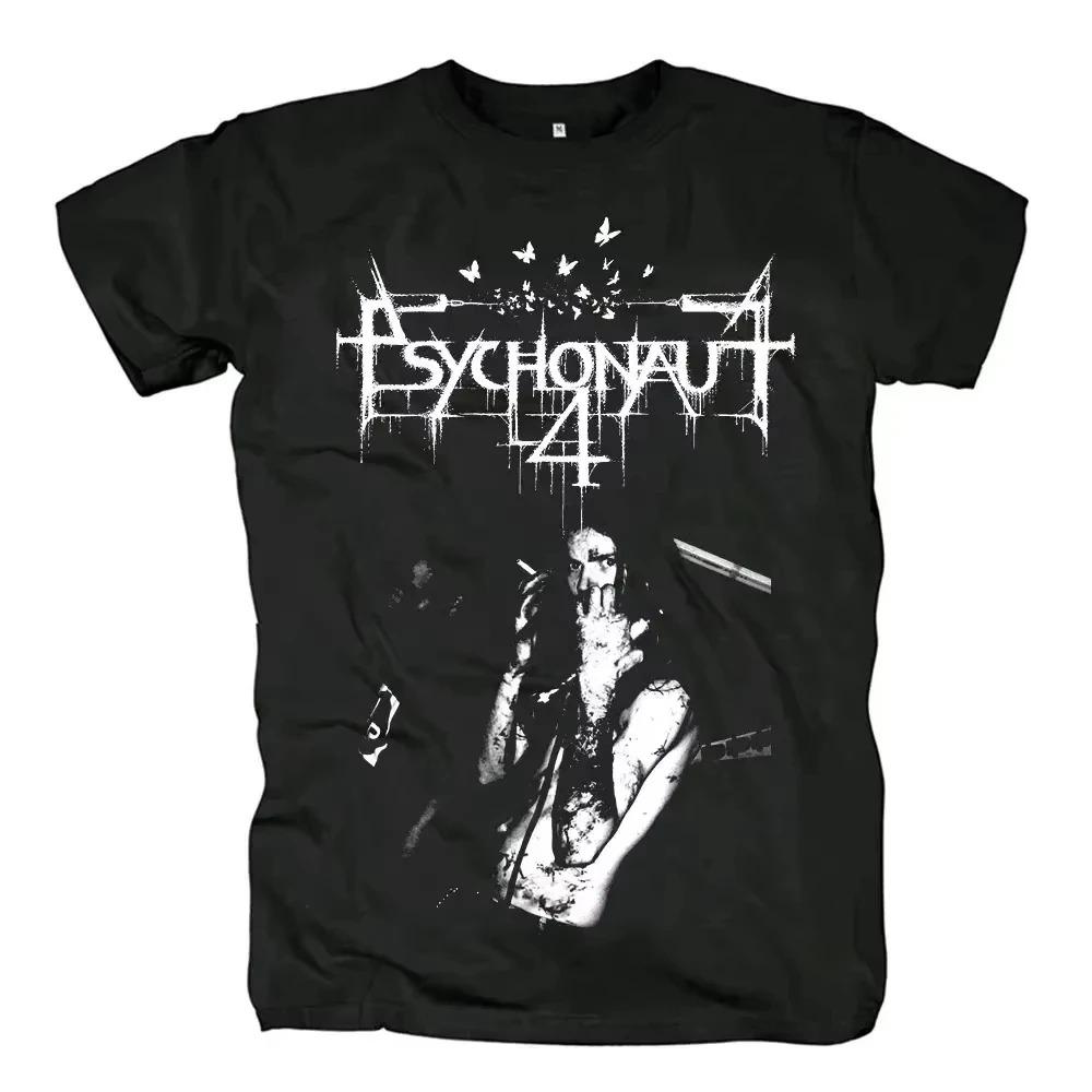 Psychonaut4 Black Metal Band T-shirt Casual Uomo e Donna Top Marca di Lusso