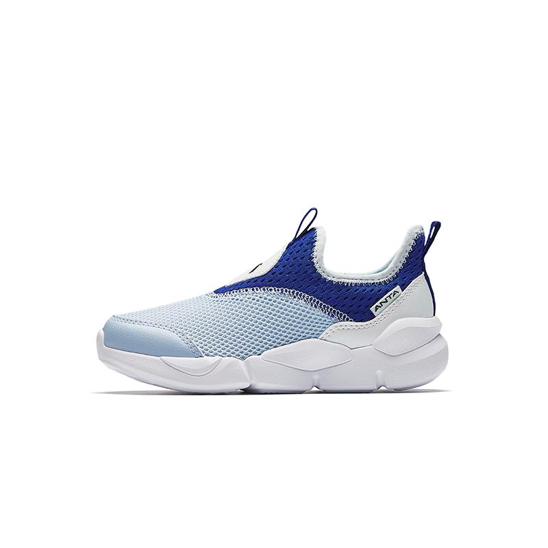Anta Comfortable Versatile Slip-On Sports Casual Shoes Lightweight Shock Absorbing Breathable Low-Top Running Shoes Kids Sneaker A12529906