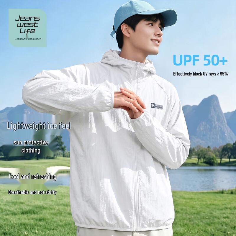 Jeanswest Life Men s Hooded UPF50+ Sun Protection Jacket 2XL