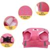 Pxcl Vest Harness Soft Training Mesh Fabric Dog Vest Harness For Puppy, Cats, Small Animals Ps042 (l, Pink)