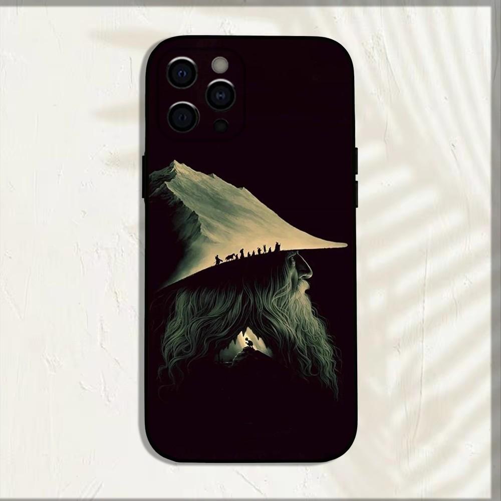 Film The L-Lord R-Rings Phone Case For iPhone 16,15,14,13,12,11,Pro,X,XS,Max,XR,Plus,Mini Soft Black Cover