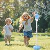 47In Rechargeable Automatic Bubble Stand Machine, Tall Outdoor Standing Bubble Maker with Lights, Kids Party Toy Birthday Gift