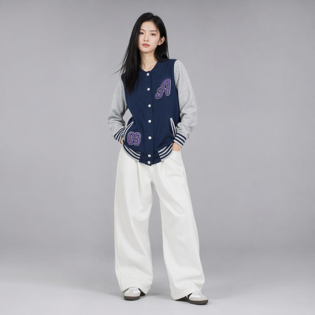 Adidas Knitted Single-Breasted Baseball Collar Long Sleeve Jacket Women jackets M31993