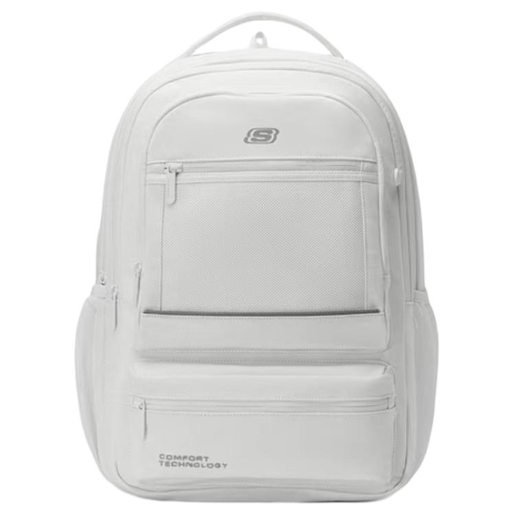 

Skechers Logo Polyester Backpack Unisex Backpacks Glacier-Gray L225U125-012P Glacier Gray