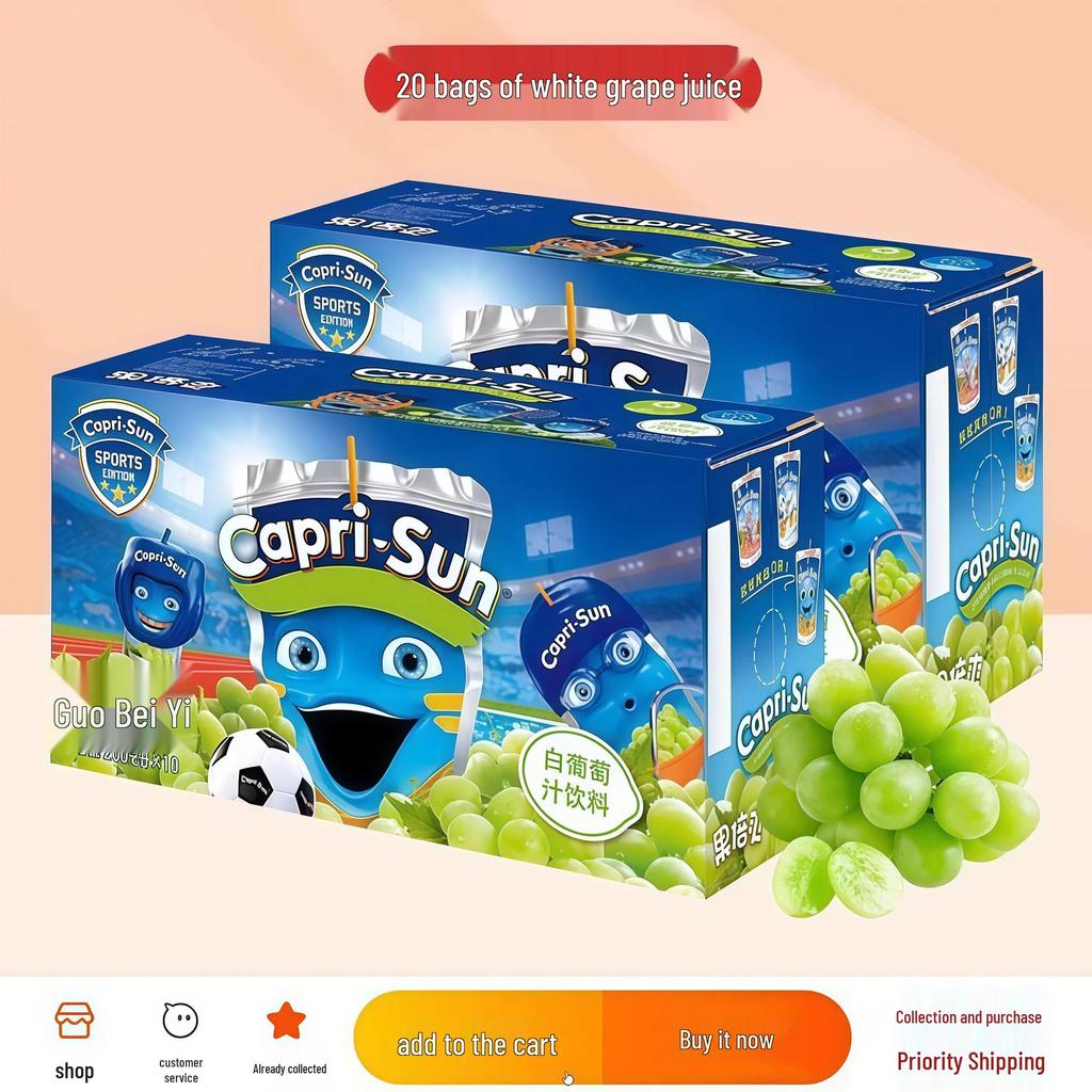 Imported Fruity Goodness: Little Monster Natural Freshly Squeezed 200ml Grape, Pear & Orange Juice for Kids