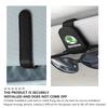For Skoda Car Leather Glasses Clips Sun Visor Sunglasses Storage Fastener Rapid Octavia Derivative Enyaq-iV VisionS Yeti Scala  RD4