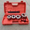 Professional Hand Operated Pipe Threading Set Galvanized Plumbing Manual Tapping Tool Accessories for Diversing Projects