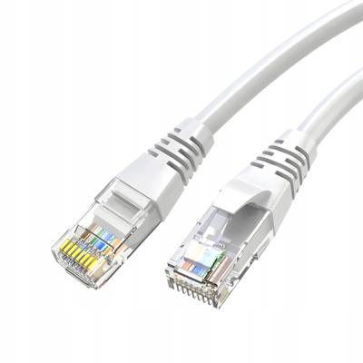 Cable ETHERNET CABLE Patchcord U/UTP 5e RJ45 / RJ45 30 M White Internet
