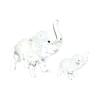 Crystal Elephants Figurine Statues Home Decoration Animal Sculptures Miniature Elephants Collectible for Home
