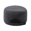 Warm Velvet Flat Top Hat for Middle-Aged and Elderly Men's Ear Protection Coldproof Forward Hat