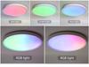 Bluetooth LED Smart Lamp: Modern Three-Proof Graffiti Ceiling Light for Bedroom, Living Room, or Balcony.