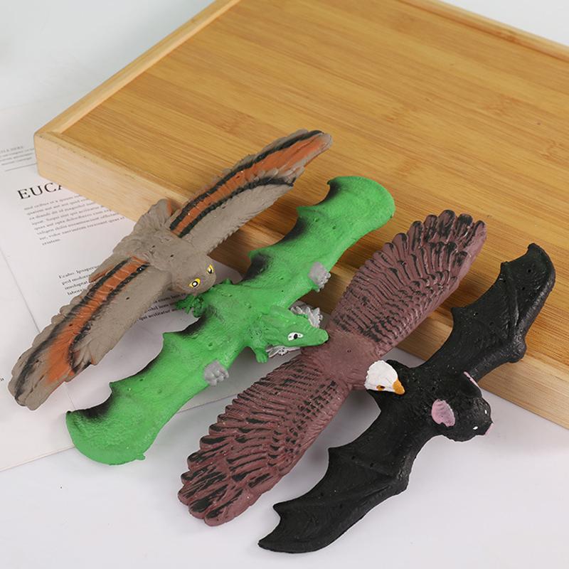 Creative Cartoon Animal Model Decompression Bracelet Funny Bat Eagle Soft Rubber TPR Bracelet Stress Relief Toys Gift For Kids