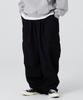 AOTT Single-Pleat Wide Cargo Pants Black