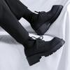 Fashion Trendy Men's Thick Soled Formal Shoes High Quality Versatile Style Fashion Party Outdoor Stroll Height Increasing Men's Shoes