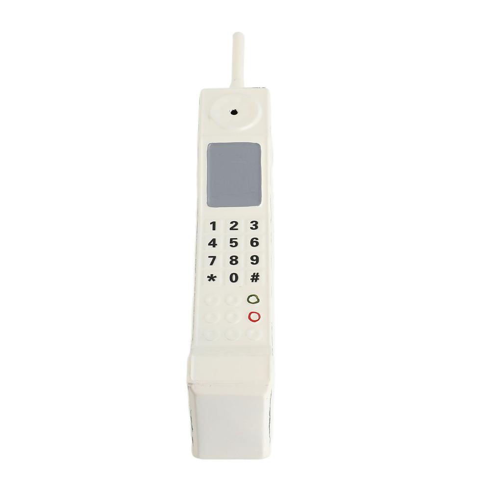 Retro Cell Phone Ornament Attractive Decorative Vintage Cellular Model Iron Material Lightweight Portable for Entertainment
