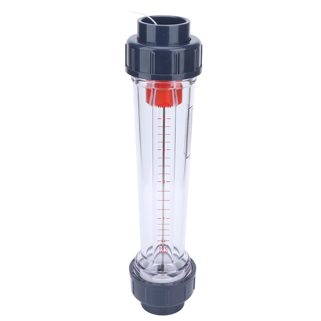 Plastic Tube Liquid Flowmeter High Accuracy Acid and Alkali Resistance Water Flow Meter Gauge for Light Industry