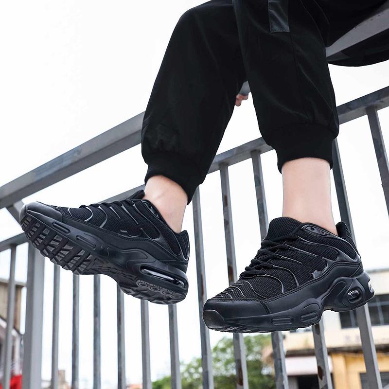 Four Seasons Men's Plus Size Trendy Mesh Air Cushion Sports Shoes - Size 47 (Model 0138)