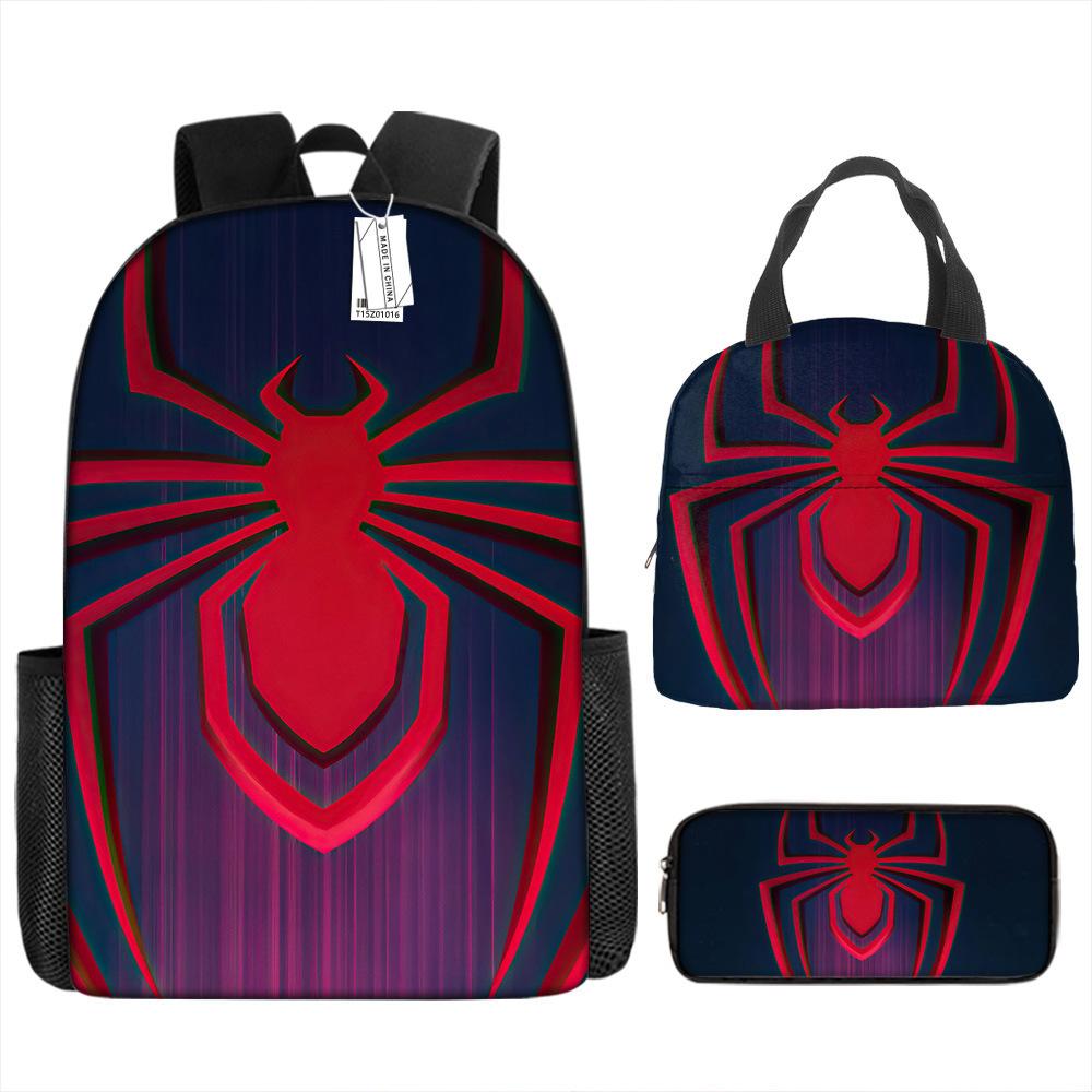 Backpack Elementary School Bag Children'S Lunch Bag Pencil Case Three-Piece Set