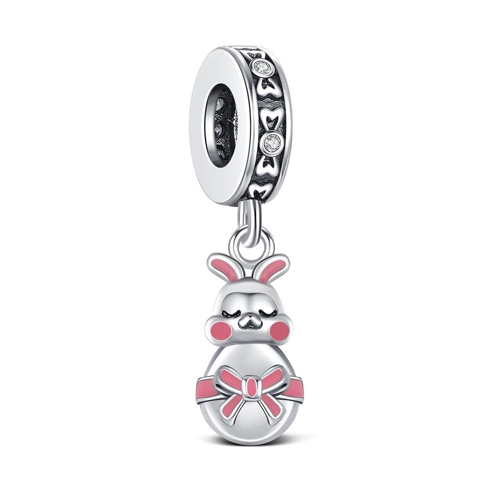 Elegant Ballet Charm Fit 3Mm Bracelet Diy For Women Copper Bead Star Clover Rabbit Charm Perfect Mother'S Day Gift