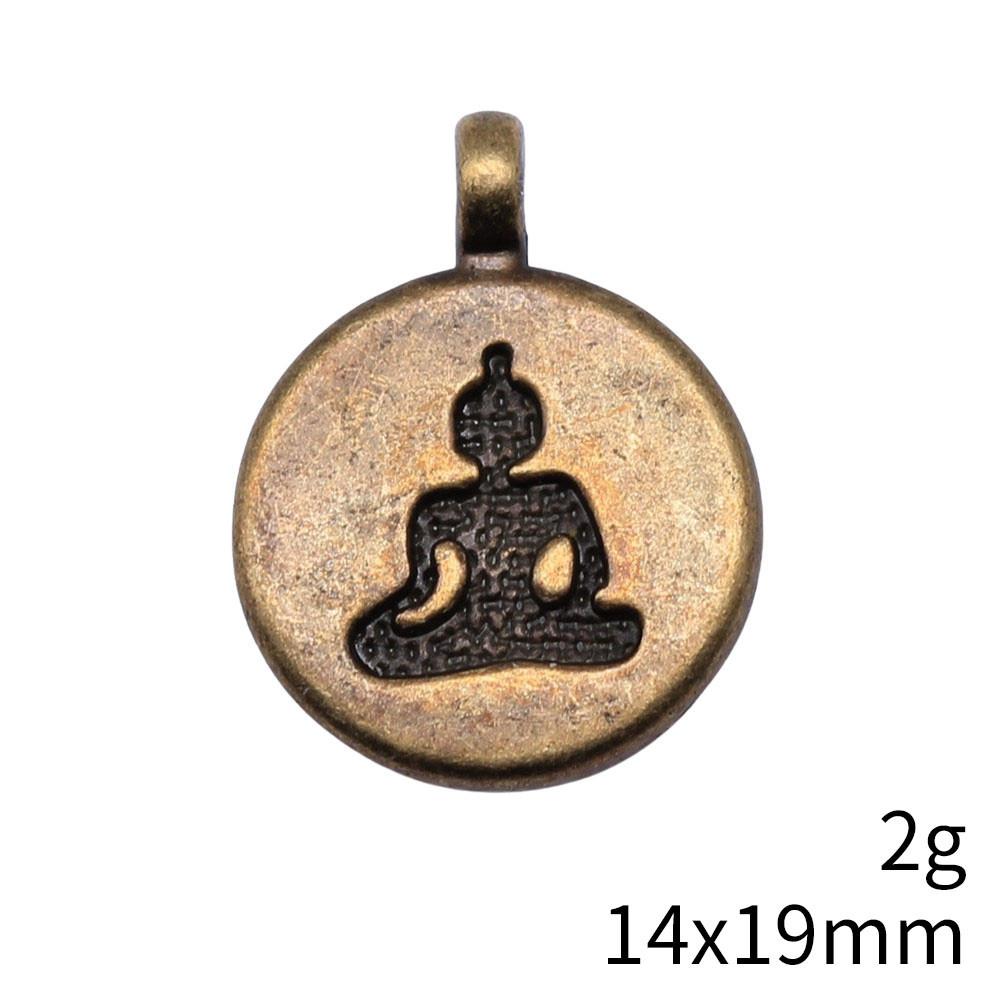 Thanksgiving Day Charms For Nails Buddha Statue Charms Pendant Home Garden Bracelet Pendant