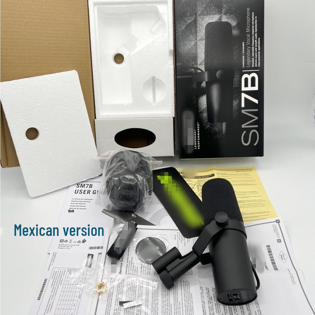 

SM7B Dynamic Microphone for Live Broadcasts, Recording Studio, and Professional Dubbing