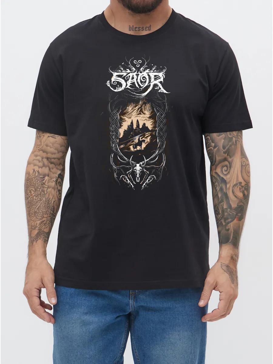 T-shirt for a-ha fans, print with album Hunting High and Low , black M