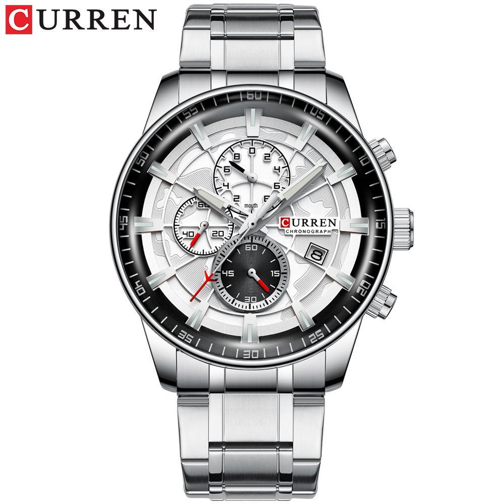 CURREN 8362 Men's Waterproof Six-Hand Business Calendar Watch