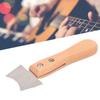 Guitar Frets Scraper Guitar Slot Saw Blade Guitar Slot Saw Blade Frets Cleaning Knife Beech Handle Tools for Music Instrument