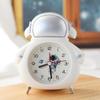Children's Bedside Luminous Sweeping and Silently Walking On Second Bedside Cartoon Astronaut Ringing Alarm Clock