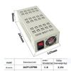 60-Port Multi-Interface High-Power Fast Charging USB Charger - White