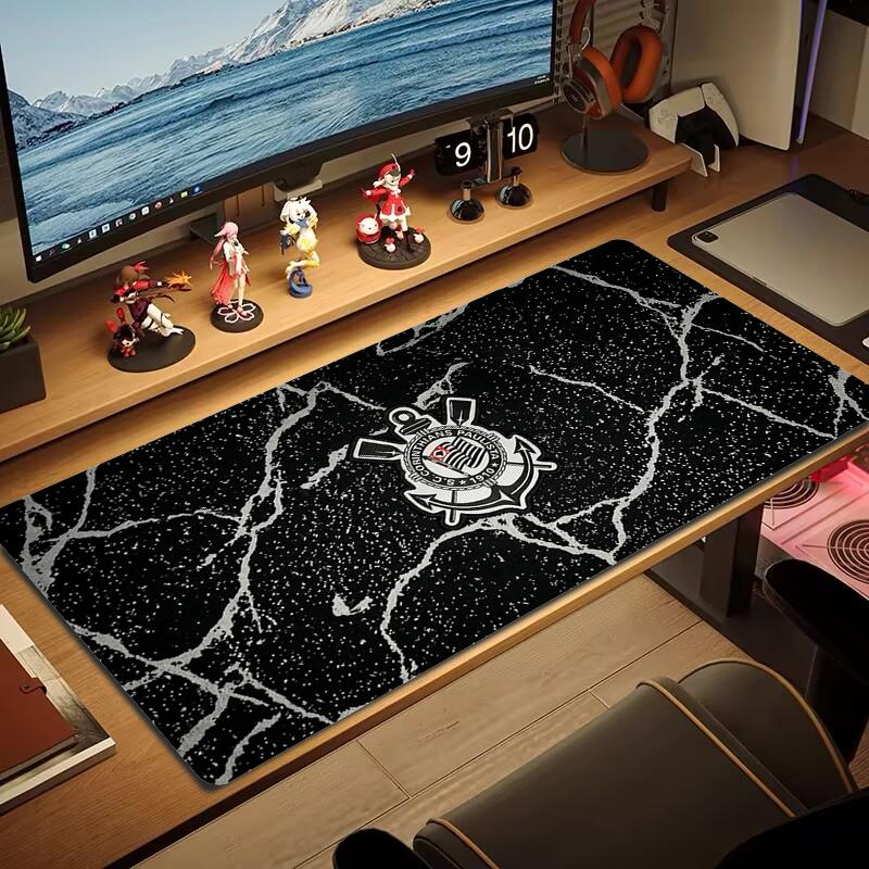 Corinthians Paulistinha Mouse Pad Large Gaming Table Cushion Non-slip Laptop Tablet Big Mousepad XXL Mat Mini PC Playmat With Lock edge_XIA