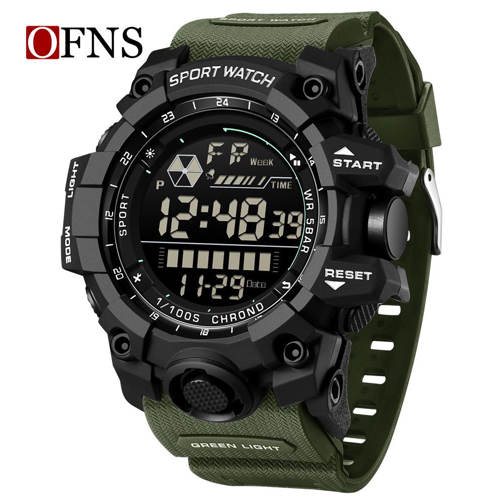 Sanda Student Sports Watch - Hot Selling Waterproof Multifunction with Snooze Alarm & Single Display.