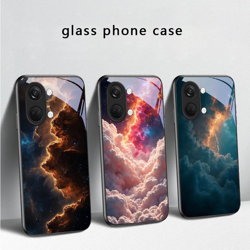 Heißes Orange-Gold-Farbe Für OnePlus Ace 2 3 2V 5 Pro Nord CE 2T 2 3 Lite N20 N30 6 7T 8 8T 9 10 Pro 11R 12R 13R Glas Handyhülle