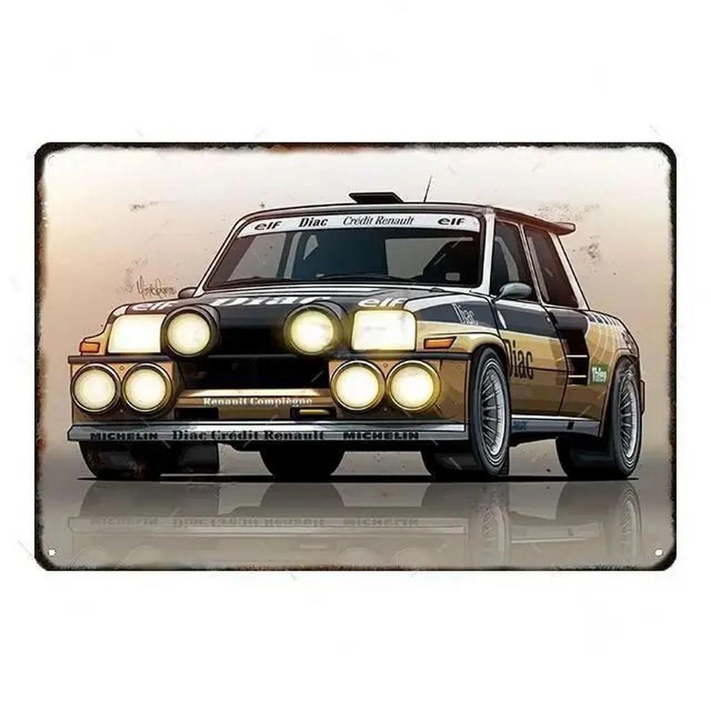 Plaque Metal Tin Signs Off Road Cars Wall Decoration Vintage Art Posters Iron Painting for Man Cave Home Cafe Garage Club Bar