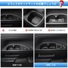 Auto Spec Toyota Alphard 40 Series Interior Rubber Door Pocket Mats 2023 Present Rubber Interior Noise Set Alphard 40 White with Blue (June - Models),