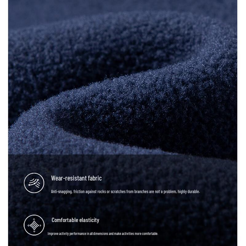 ROMON Men's Fleece Stand-Collar Jacket