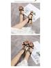 Bohemian Plus Size Rhinestone Flower Sandals - Spring 2025 Beach Open Toe